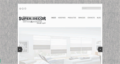Desktop Screenshot of cortinassuperdecor.com